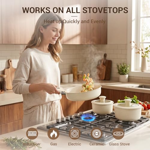 Pots and Pans Set Non Stick (20-Piece)