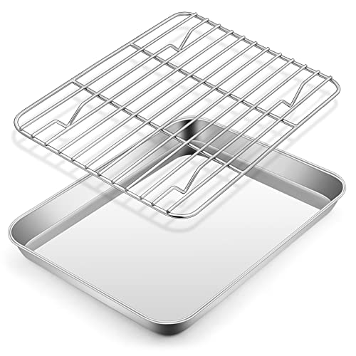 Metal Toaster Oven Tray Set (10.5"x8.3")