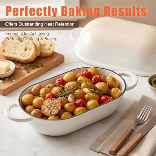 2.5 QT Enameled Cast Iron Sourdough Bread Oven (Caramel / 2.5 QT)