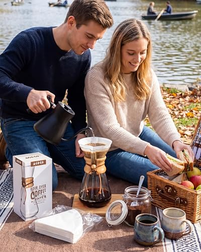 Pour Over Coffee Maker Set (Slim Shape / 20 Ounces)