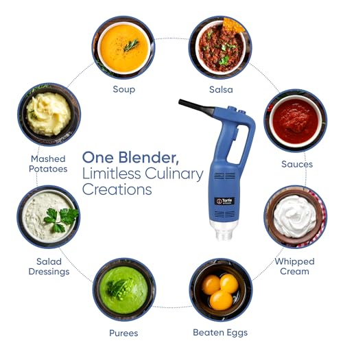 TK Commercial Immersion Blender 500W Heavy Duty for Restaurants