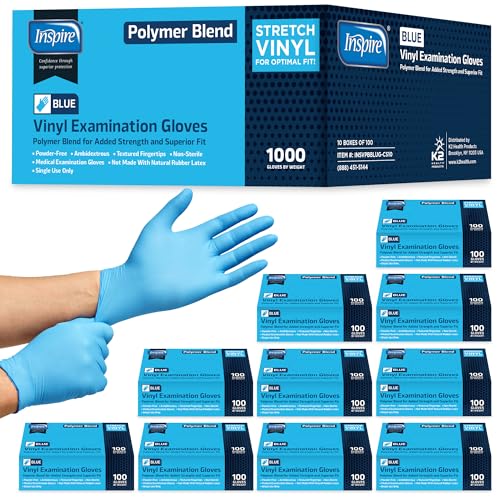 Nitrile Vinyl Blend Exam Gloves (Small)