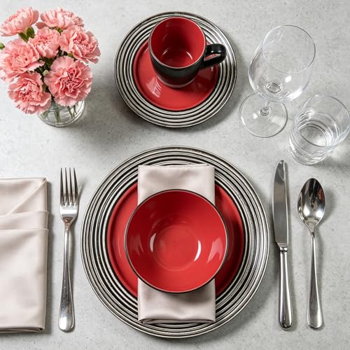 HomeVss 16 Piece Dinnerware Set