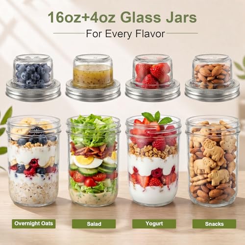 Layered Glass Yogurt Cups 2 Pack (20oz)