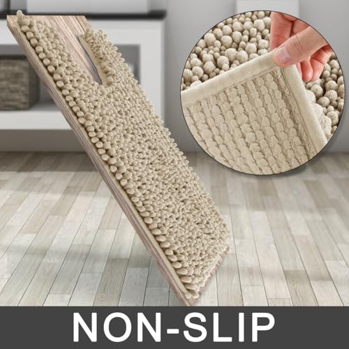 Toilet Rug U Shaped Washable 24x24 Inch