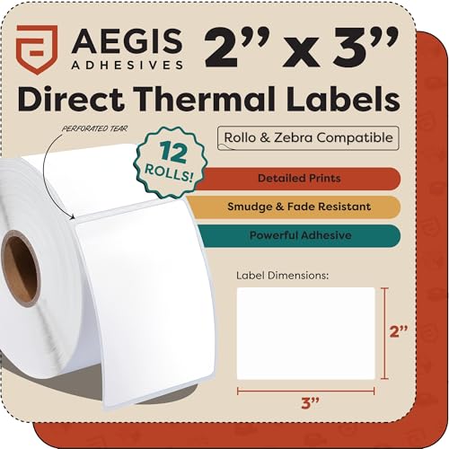 2" X 3" Direct Thermal Labels (2" X 3")