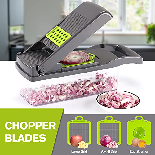 Vegetable Chopper Mandoline Slicer Grey