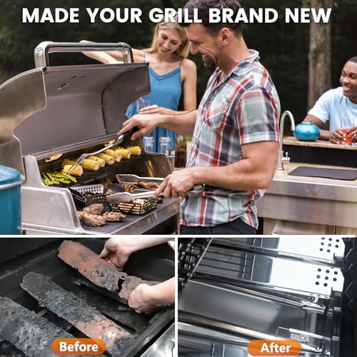 Replacement Parts for Nexgrill 4 Burner Heat Tents Home Depot 720 (Stainless Steel Heat Plates)