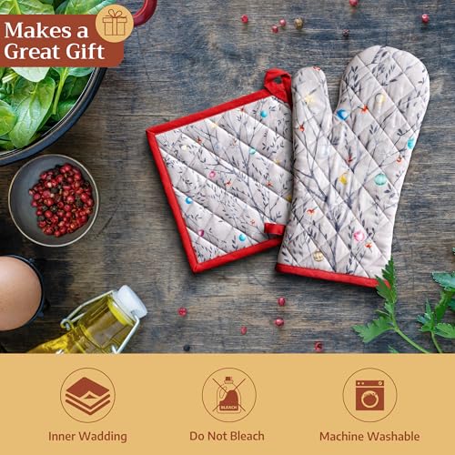 Pot Holders 100% Cotton Potholders (111 - Fairy Christmas / 8" x 8" (Pot Holder Pack of 1))