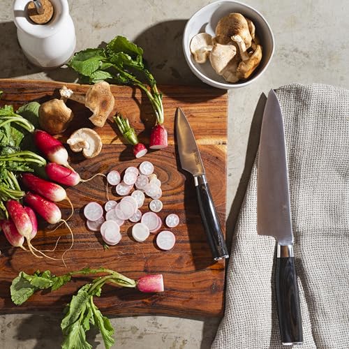 Yatoshi Kitchen Knife Set (Dark Brown / 7-Piece)