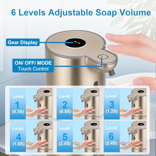 Automatic Liquid Soap Dispenser Touchless (Gold / Liquid)