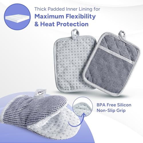 Mini Oven Mitts Set (09: Oven Mitts - Indigo / Oven Mitt Set - 8 Pack)