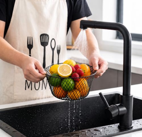 6 Pack Metal Wire Baskets for Kitchen Storage