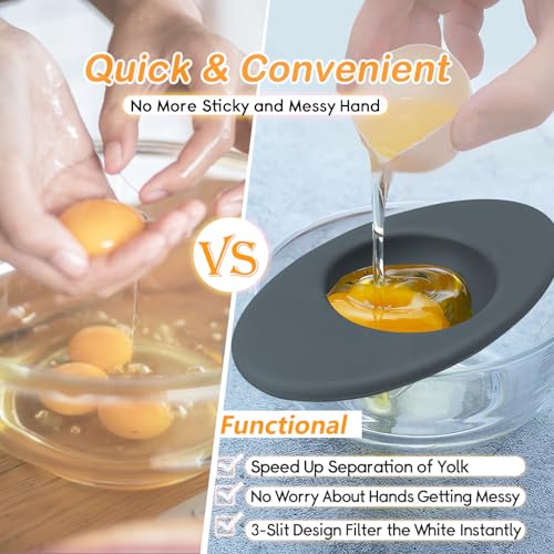 Set of 2 Silicone Egg Separators (2 Count)