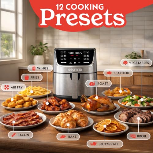 Air Fryer 7 Qt Basket Capacity (7 Qt Stainless Steel)