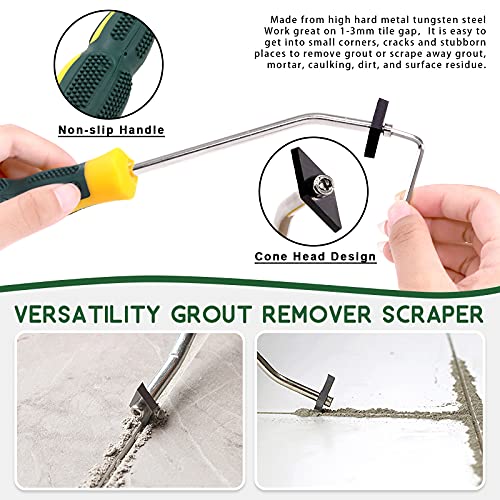 22 Pcs Grout Removal Tool Set Contains Grout Saw Knife