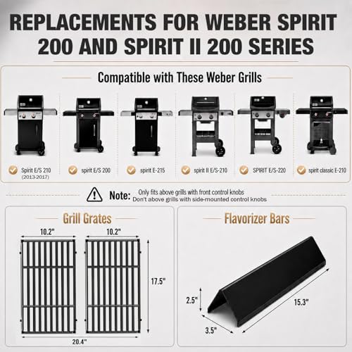 7635 7637 Grill Replacements Parts for Weber Spirit E (D1 7635+7637)