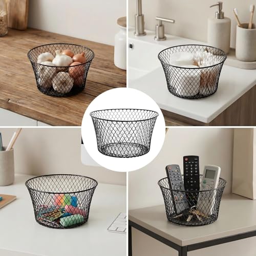 6 Pack Metal Wire Baskets for Kitchen Storage