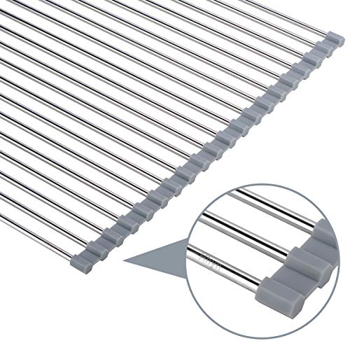 Roll Up Dish Drying Rack Over The Sink 17.7" (17.7"(L) x 15.6"(W))