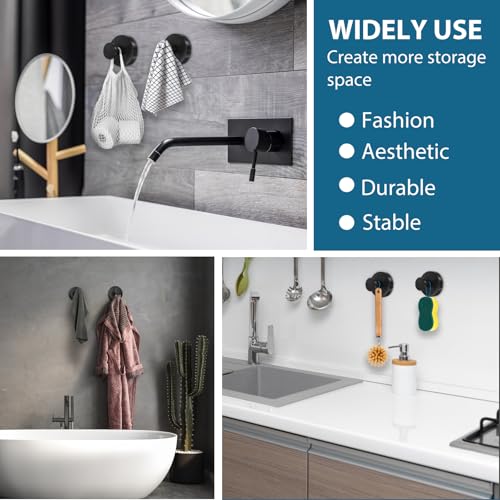 Suction Cup Hooks for Shower (2 Count)