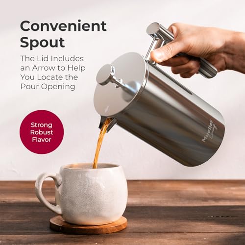 Living French Press Coffee Maker 20oz (20 Oz)