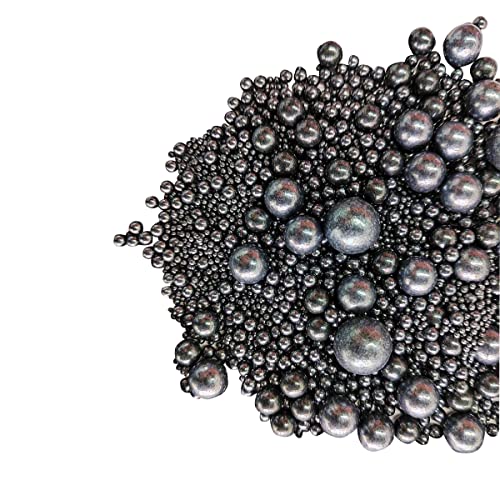 Edible Black Sugar Pearls Candy Sprinkles 120G (4.23 Ounce)