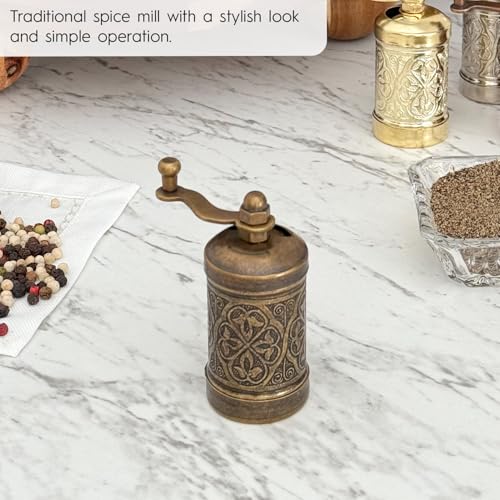 Decorative Handmade Black Pepper Grinder (Antique)