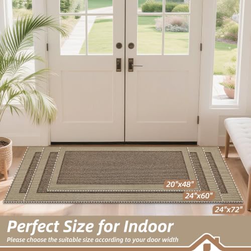 Indoor Door Mat 24" x 72" (Taupe / 24" X 72" (Rectangular))