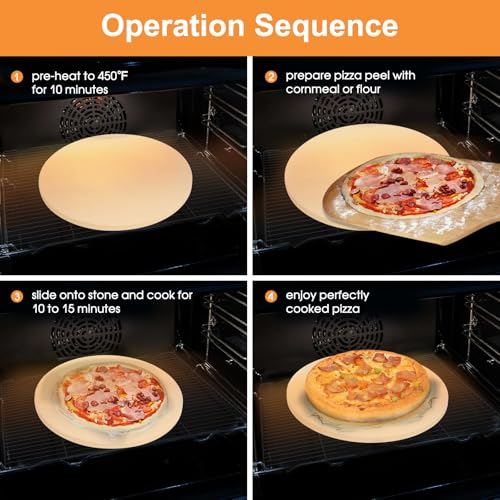 Small 10 inch Round Pizza Stone