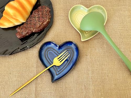 Ceramic Spoon Rest for Stove Top (Sapphire)