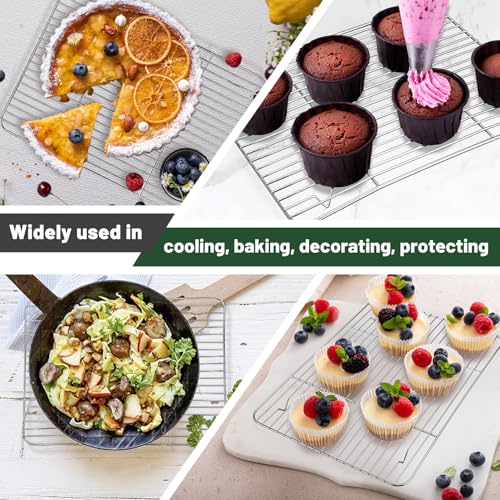 Cooling Rack 15.3” x 11.1” Stainless Steel Wire Baking Rack (15.3"*11.1")