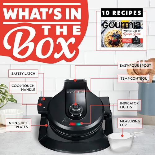 Belgian Waffle Maker (Black)