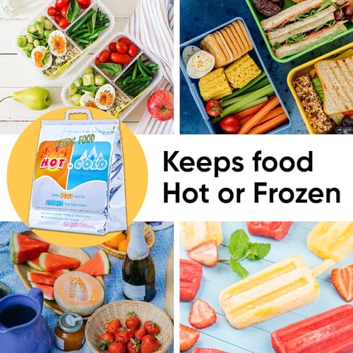 Hot and Cold Insulated Bags for Food Delivery (Medium (Meal and Grocery Size))
