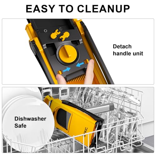 Mandoline Slicer for Kitchen (S3 Yellow)