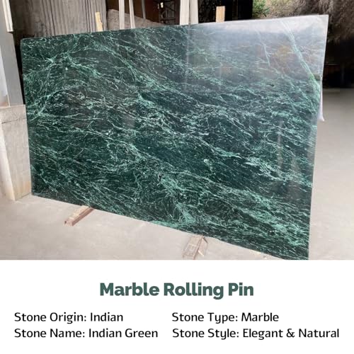Marble Rolling Pin (Green Marble)