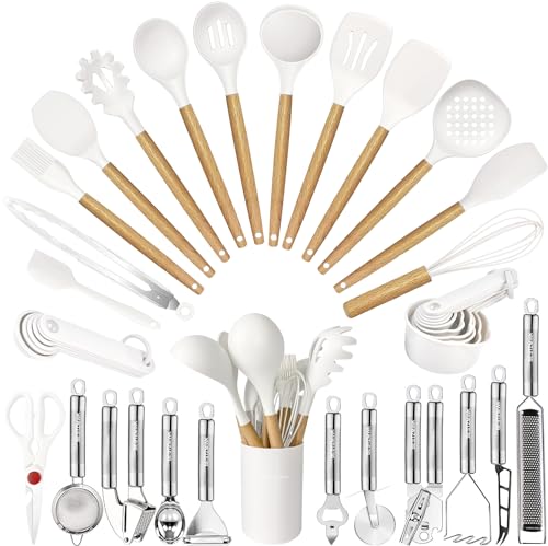 Cooking Utensils Set (White)