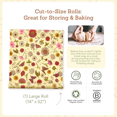 Beeswax Wrap Roll (Meadow Magic)