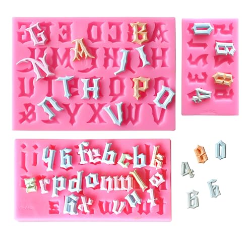 Letters Molds And Numbers Molds
