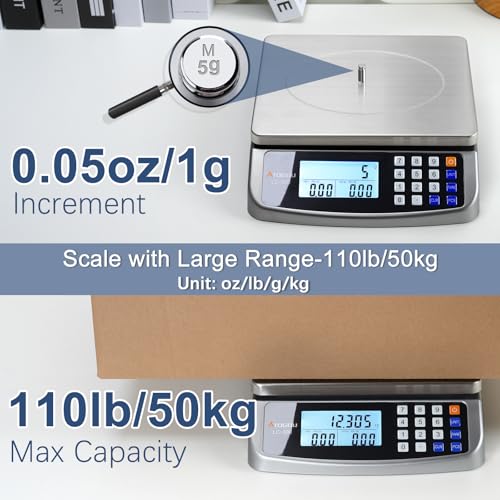 110lb Food Scale (Grey 110lb/50kg)