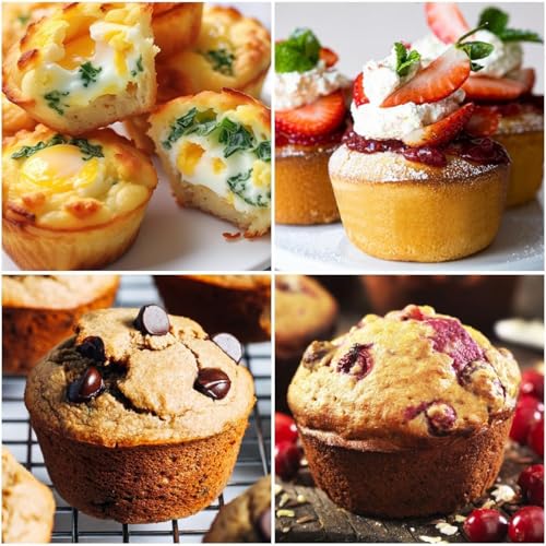 Large Muffin Pan (Creamy Confetti / 6-Cup Jumbo)