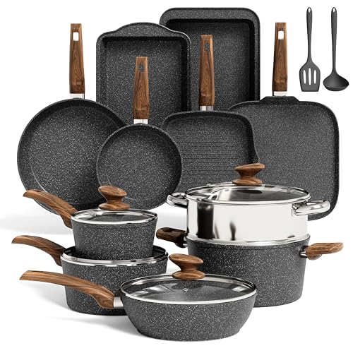 17Pcs Pots and Pans Set