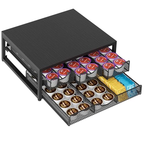 Coffee Pod Holder For Counter (Black)