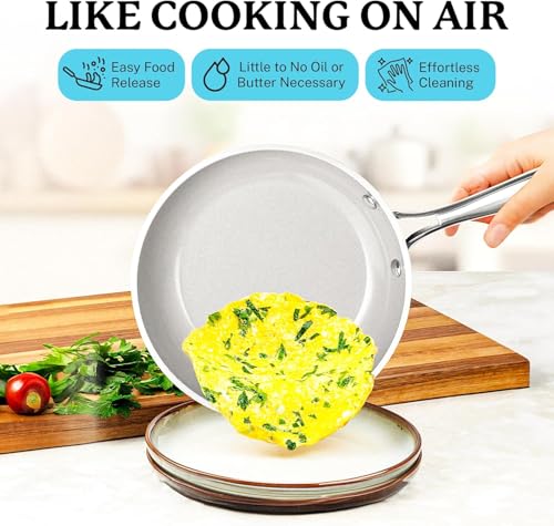 15 Pc Ceramic Cookware Set