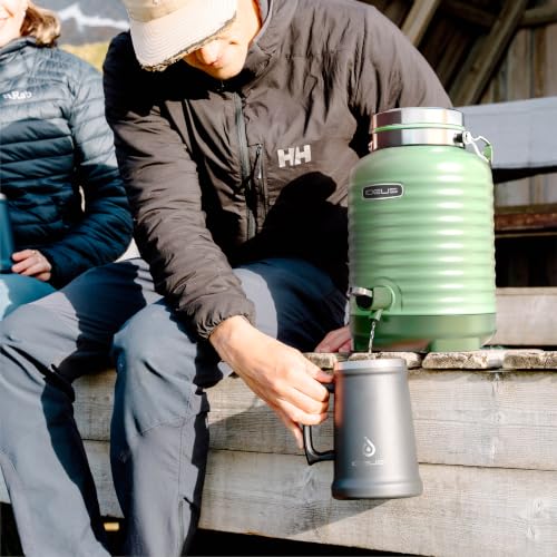 Insulated Beverage Dispenser 1.4gal (Ivy Green for camping / 1,4gal)