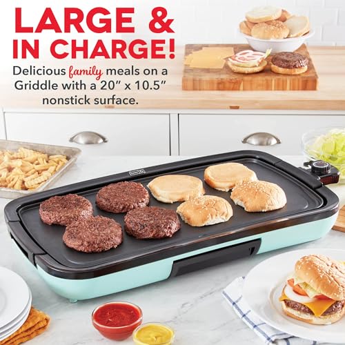 Deluxe Everyday Electric Griddle (Aqua)