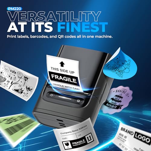 Label Maker Machine with Tape (Black)