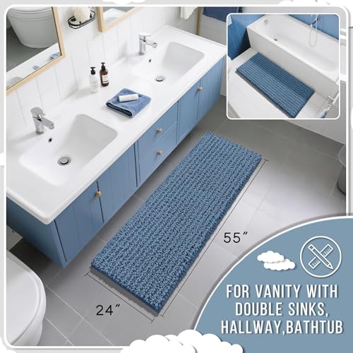 Bathroom Runner Rug 55x24 Inch