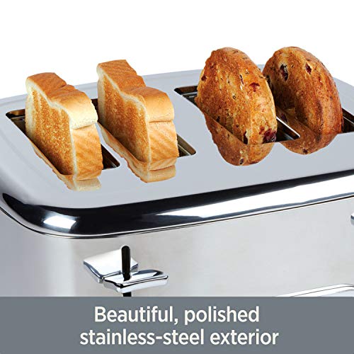 Electric Stainless Steel Toaster (4 Slice LED)