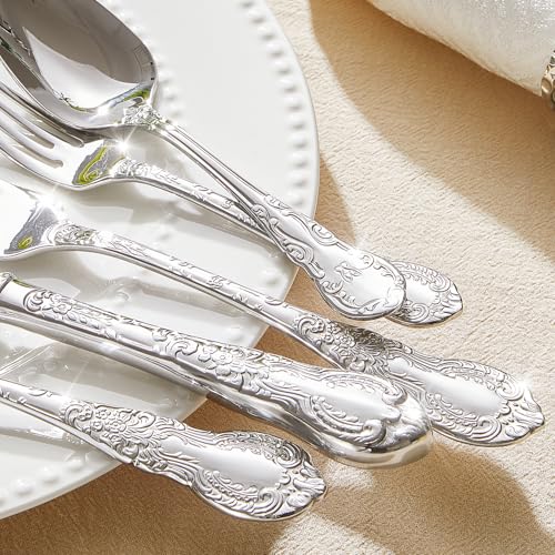 Silverware Set for 2 (10-Piece / Silver)