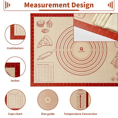 Silicone Baking Pastry Dough Mat (32"L x 24"W)